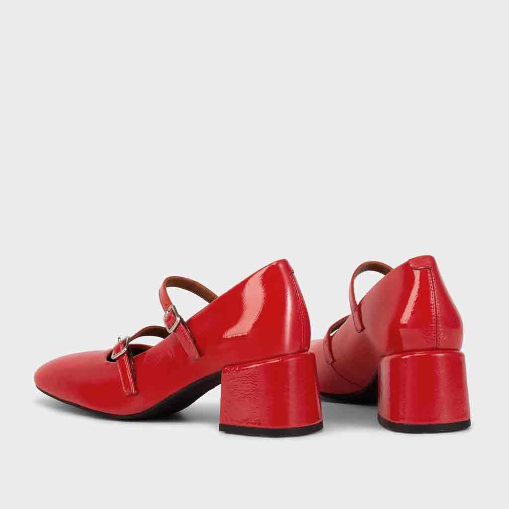 Addison Mary - Jane Pump - Red - Sole Food - 4