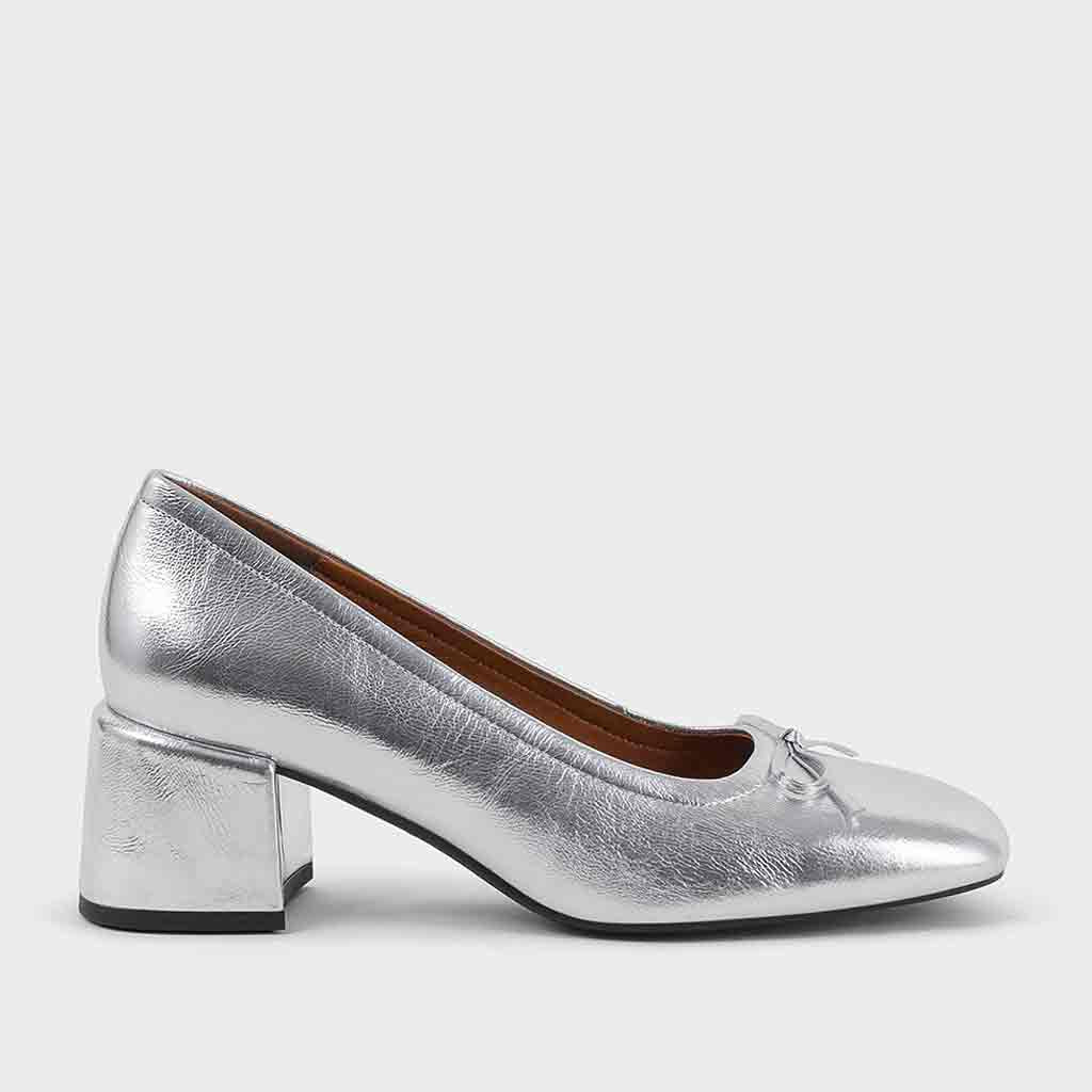 Addison Pump - Silver - Sole Food - 1
