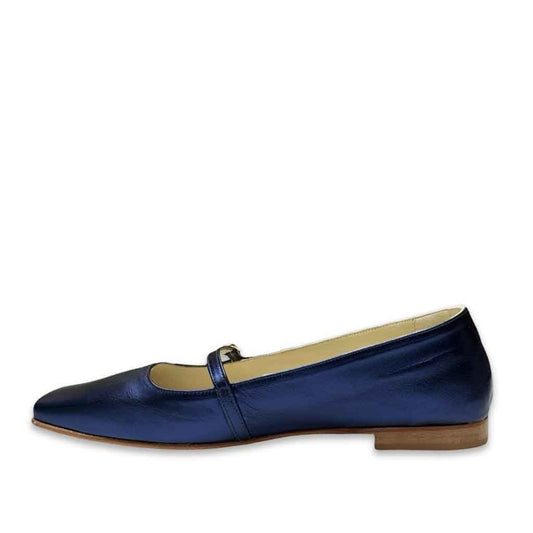 Alta II Flat - Metallic Blue - Sole Food - 2