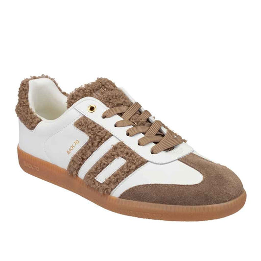 Back 70 Cloud Sneaker - White/Brown - Sole Food - 2