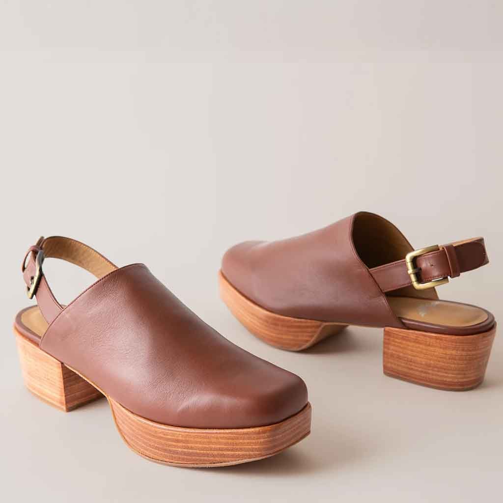 Betty Clog - Brown - Sole Food - 4