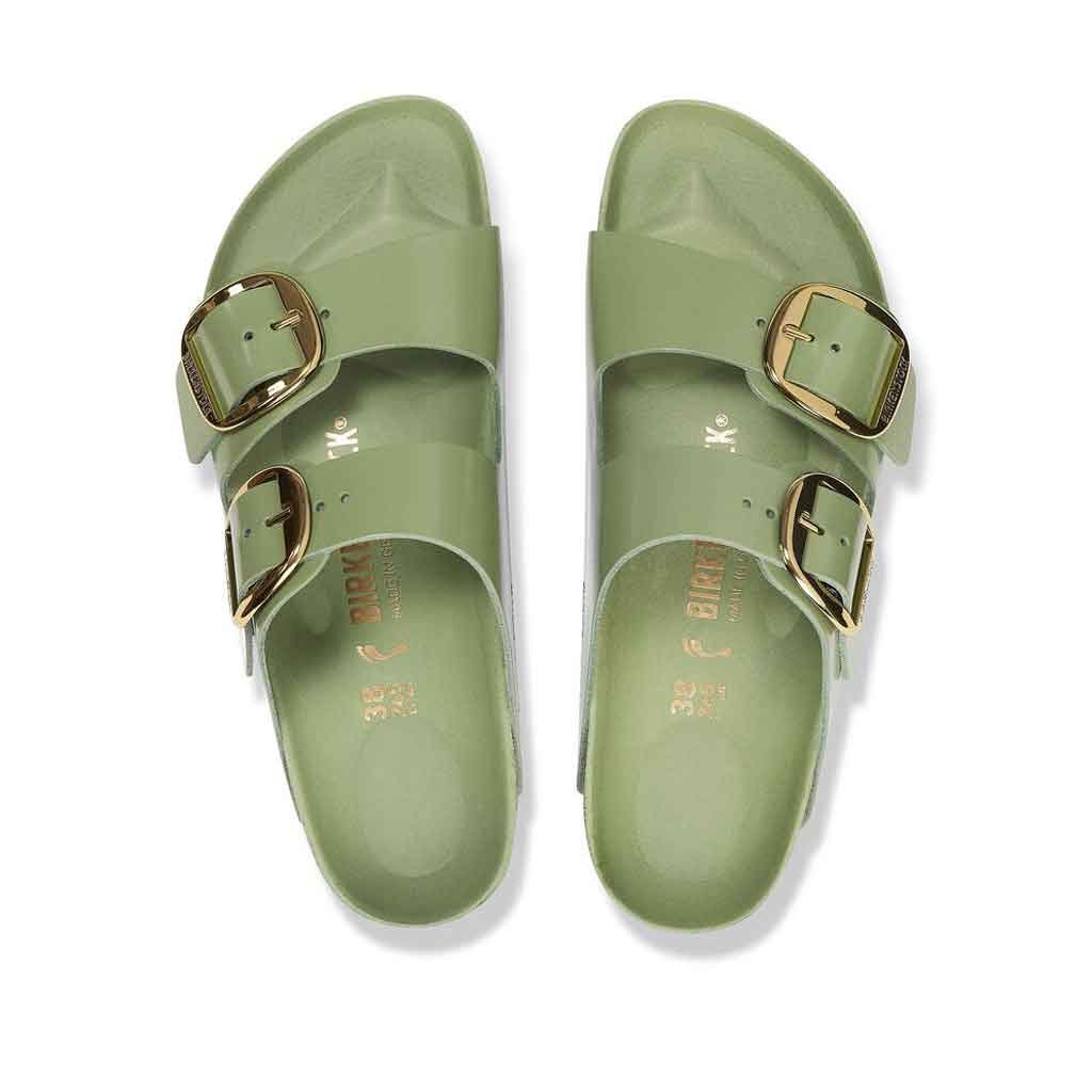 Birkenstock Arizona Big Buckle - High Shine Green Tea - Sole Food - 4