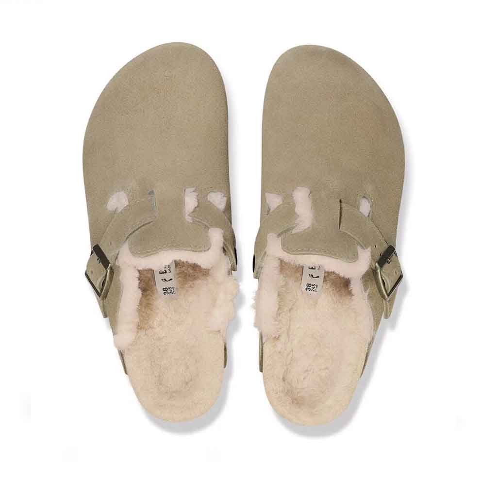 Birkenstock Boston Shearling - Taupe - Sole Food - 4