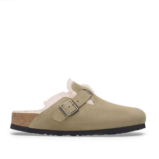 Birkenstock Boston Shearling - Taupe - Sole Food - 1