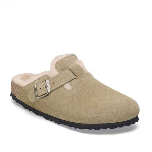 Birkenstock Boston Shearling - Taupe - Sole Food - 2