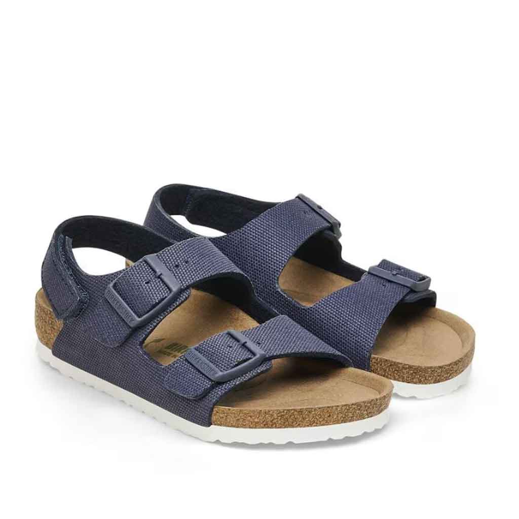 Birkenstock Kids Milano Canvas - Navy - Sole Food - 3