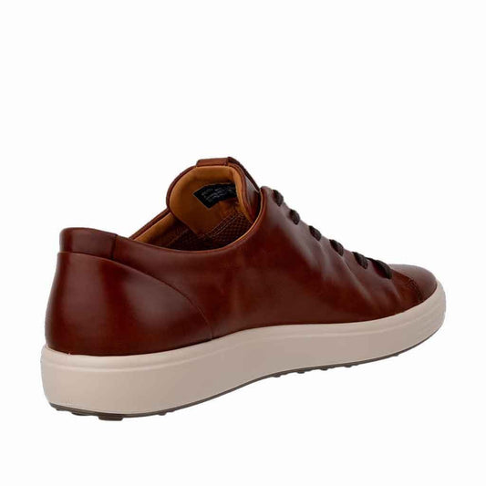 Ecco Soft 7 Plain Lace - Up - Brown - Sole Food - 2