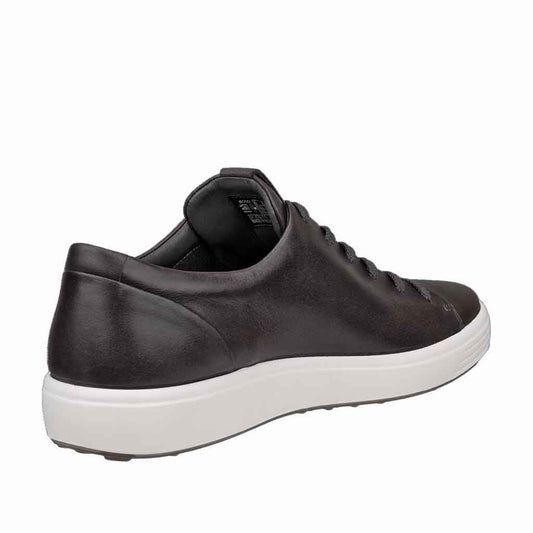 Ecco Soft 7 Plain Lace - Up - Grey - Sole Food - 2