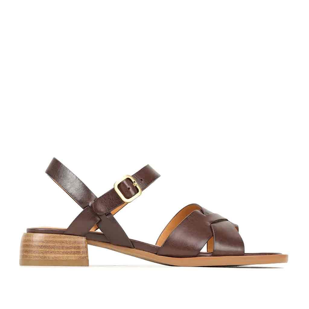 Eos Tega Sandal - Brown - Sole Food - 1