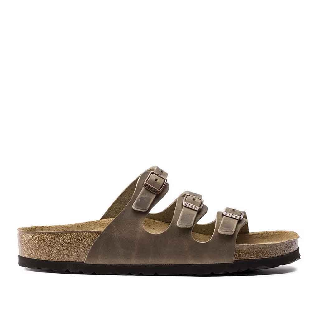 Women's Birkenstock Florida Soft Footbed Oiled Leather Tobacco / 42
