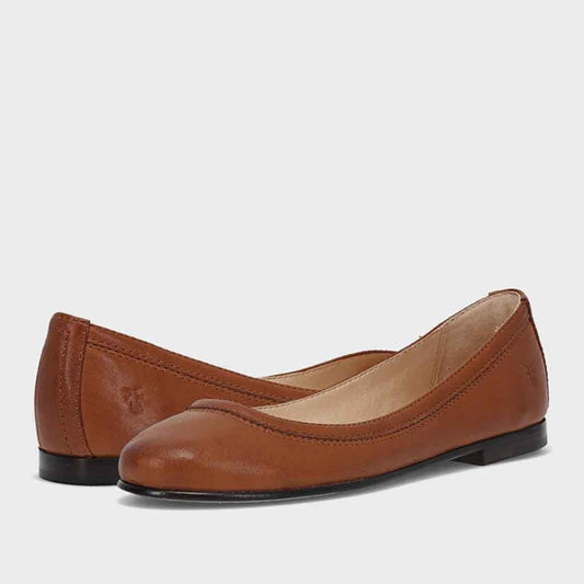 Frye Carson Ballet - Cognac - Sole Food - 2