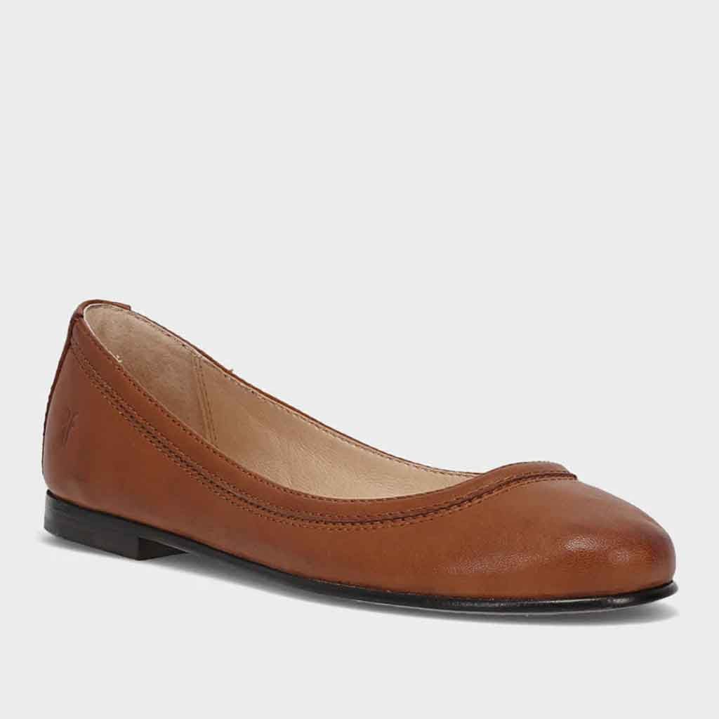 Frye Carson Ballet - Cognac - Sole Food - 3