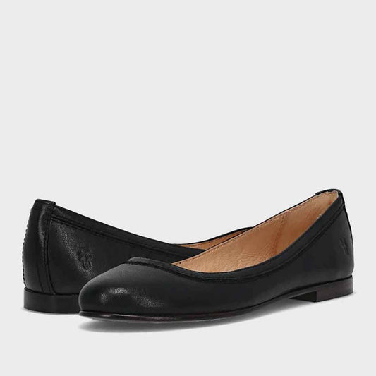 Frye Carson Ballet Flat - Black - Sole Food - 2