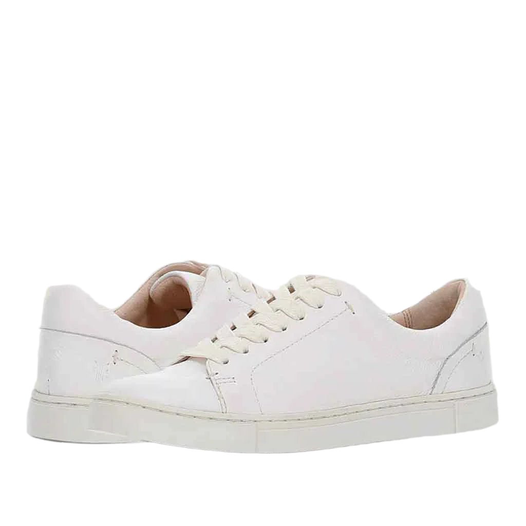 Frye Ivy Lace Sneaker - White - Sole Food - 4