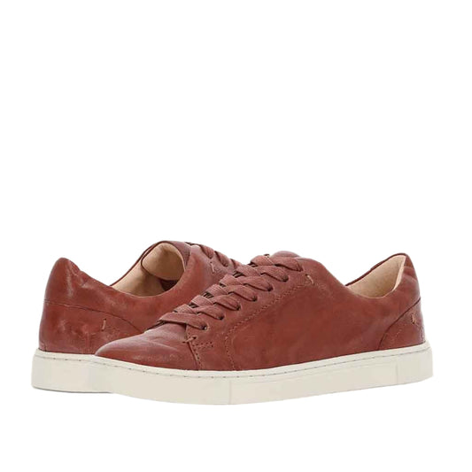 FRYE Ivy Low Lace Sneaker - Cognac - Sole Food - 4