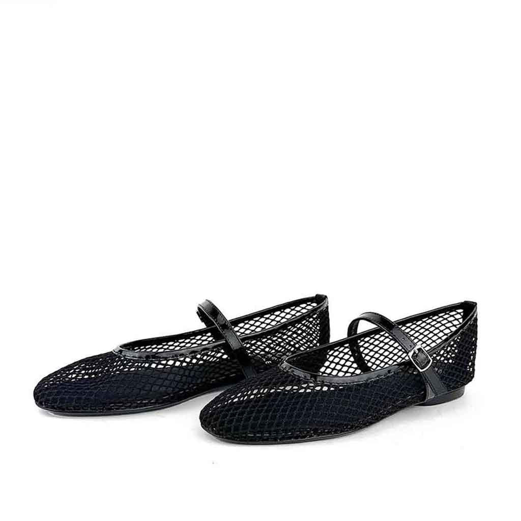 Grace Perth Mesh Flat - Black - Sole Food - 4