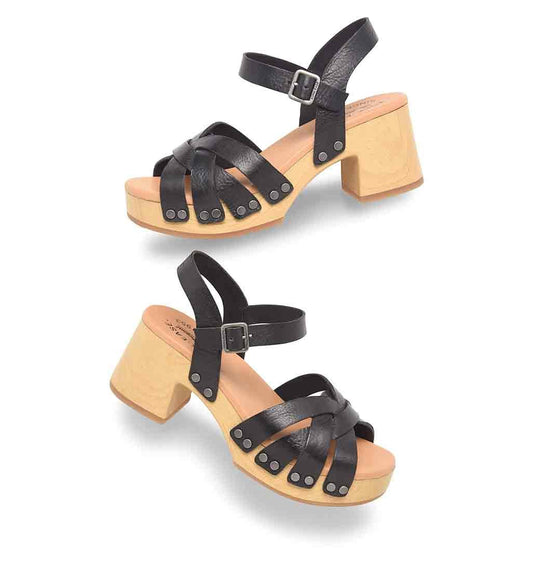 KorkEase Ester Clog Sandal - Black - Sole Food - 2