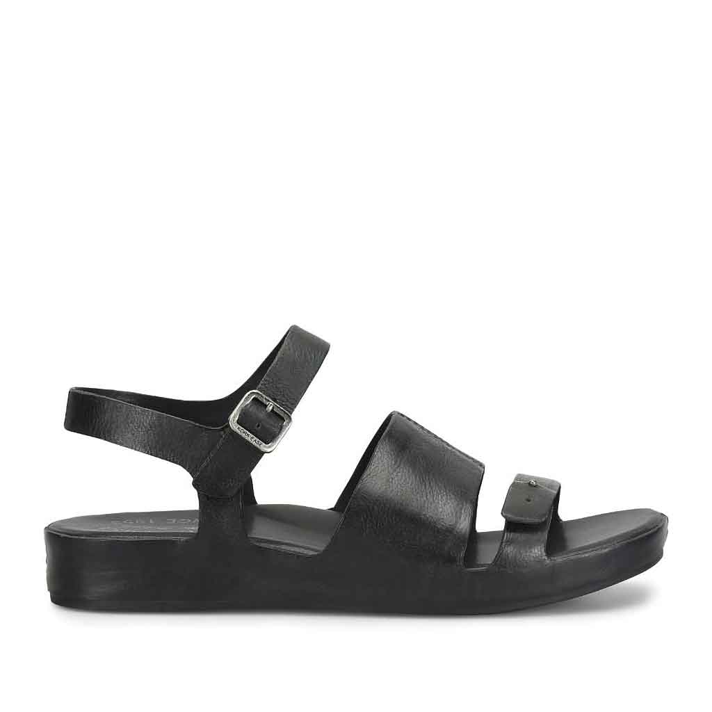 KorkEase Mona Sandal - Black - Sole Food - 1