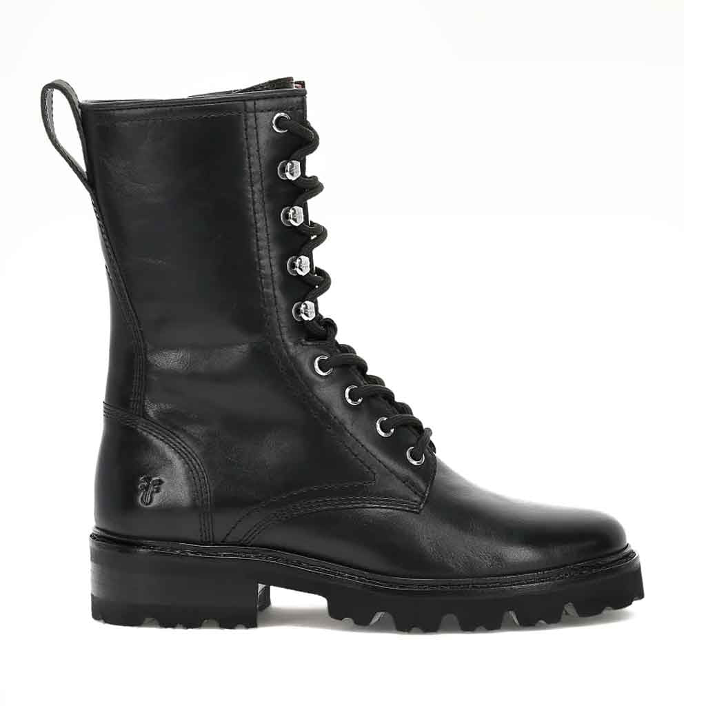 Olivia Combat Boot - Black - Sole Food - 1