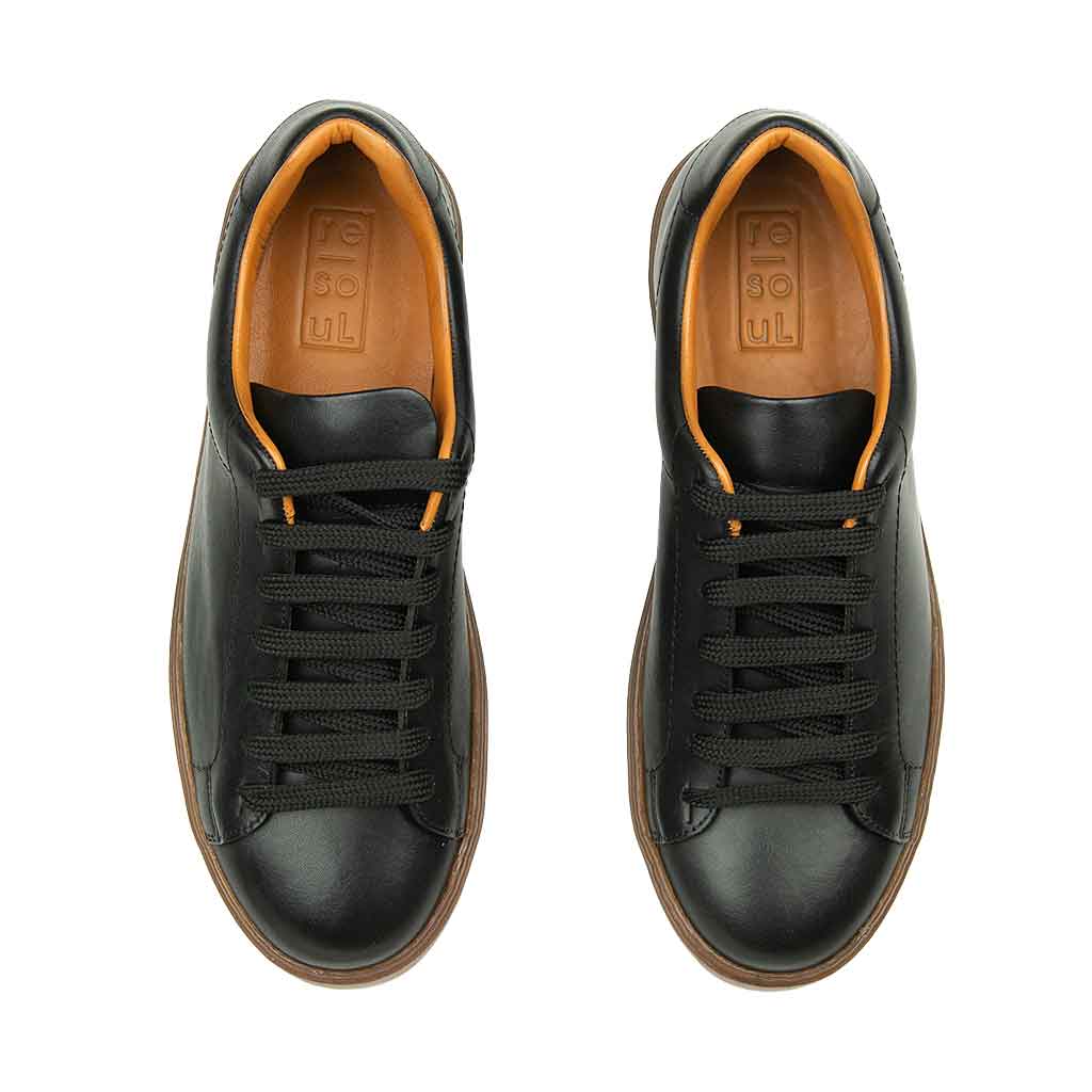 re-souL Cannes Sneaker for Men - Black - Sole Food - 3