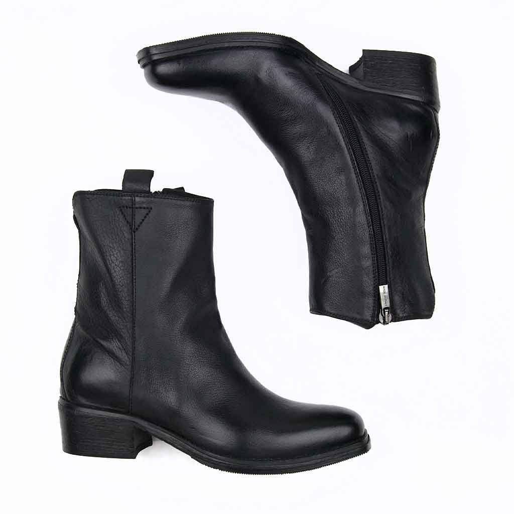 re - souL Village Ankle Boot - Black - Sole Food - 4