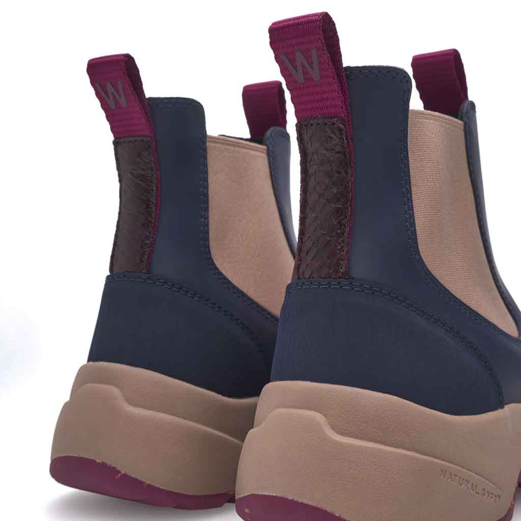 Siri Waterproof Boot - Navy - Sole Food - 4