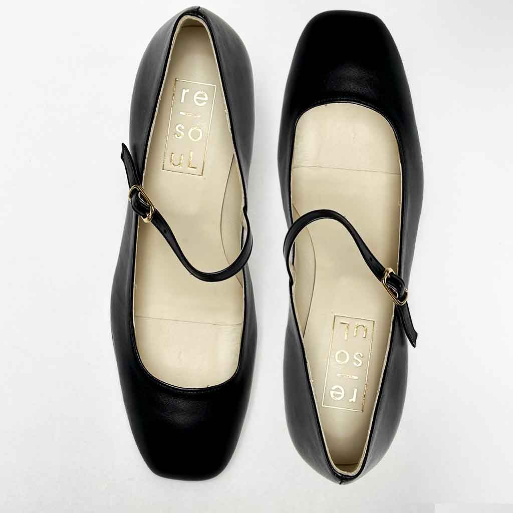 Skye Mary Jane Pump - Black - Sole Food - 3
