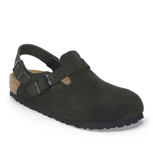 Tokio Clog for Men - Black Suede - Sole Food - 2