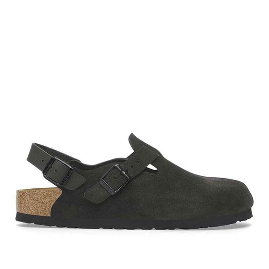 Tokio Clog for Men - Black Suede - Sole Food - 1
