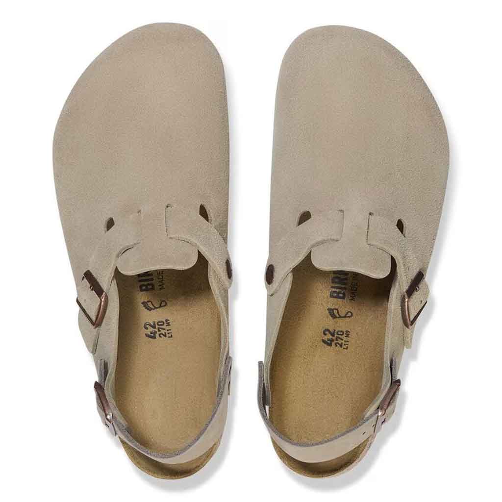 Tokio Clog for Men - Taupe Suede - Sole Food - 3
