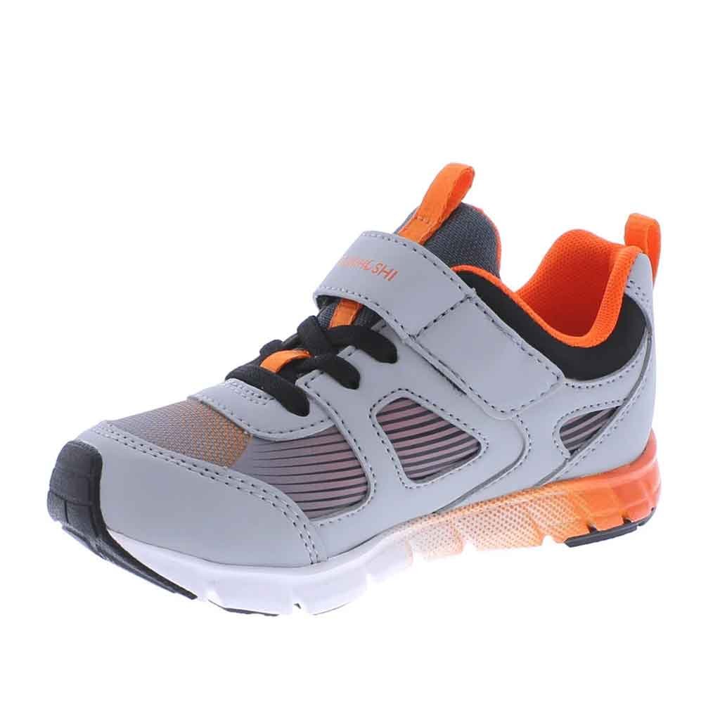 Tsukihoshi Streak Sneaker Child - Gray/Orange - Sole Food - 3