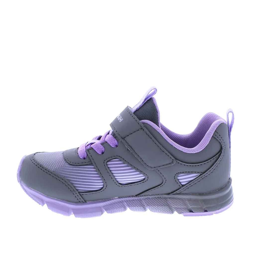 Tsukihoshi Streak Sneaker Youth - Ash/Purple - Sole Food - 4