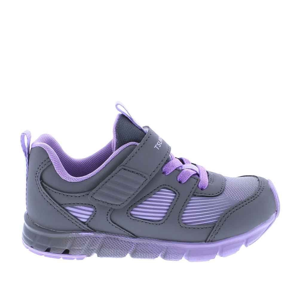 Tsukihoshi Streak Sneaker Youth - Ash/Purple - Sole Food - 1