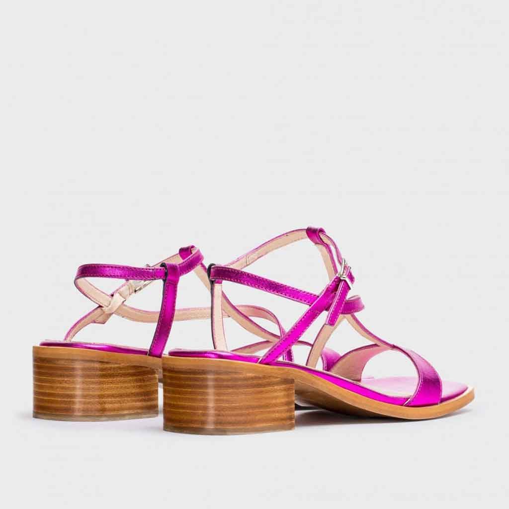 Wonders Aurora Strappy Sandal - Fuchsia - Sole Food - 3