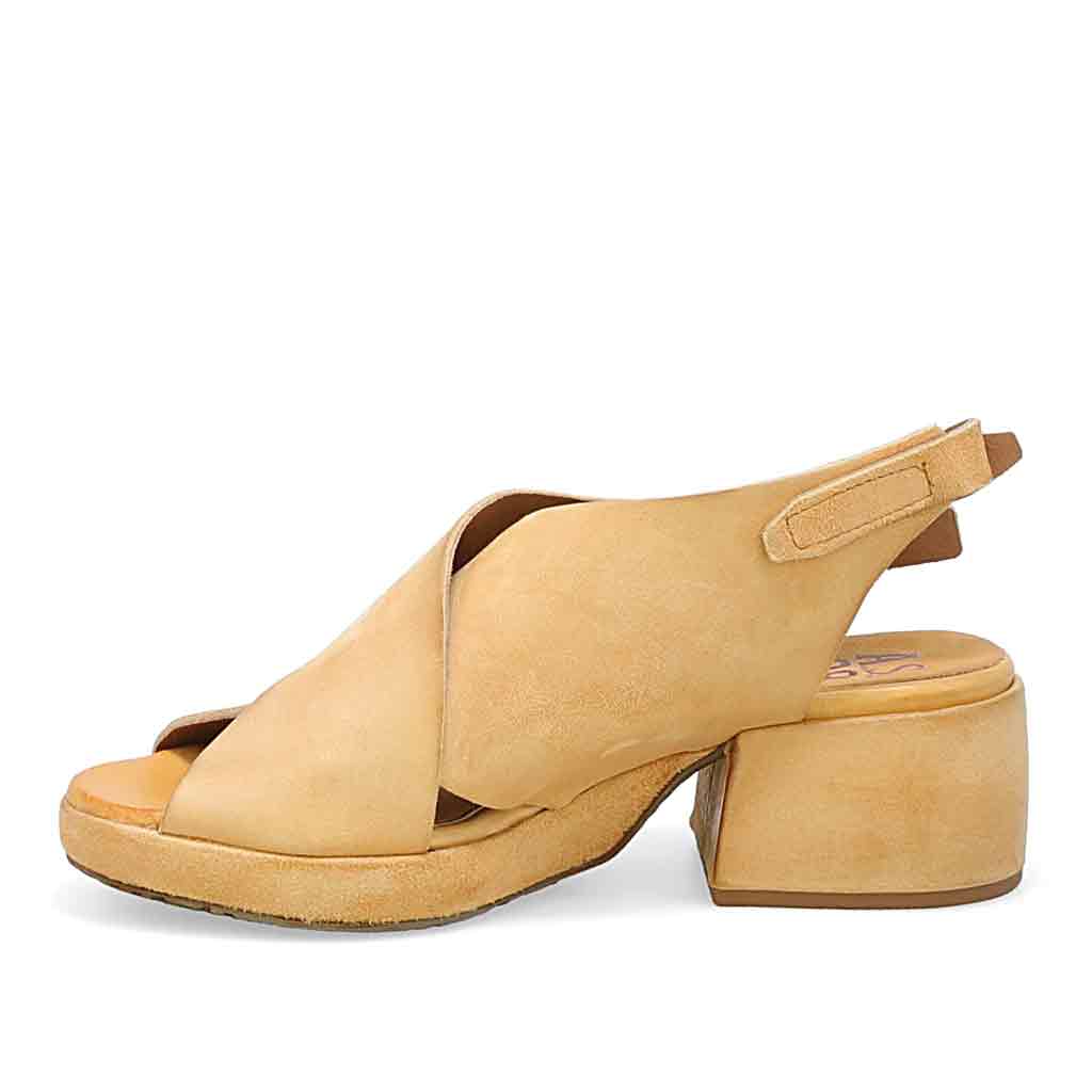 A.S. 98 Callen Heeled Sandal - Sand - Sole Food