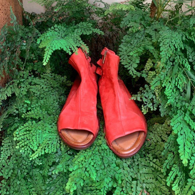 A.S. 98 Gage Sandal - Red - Sole Food
