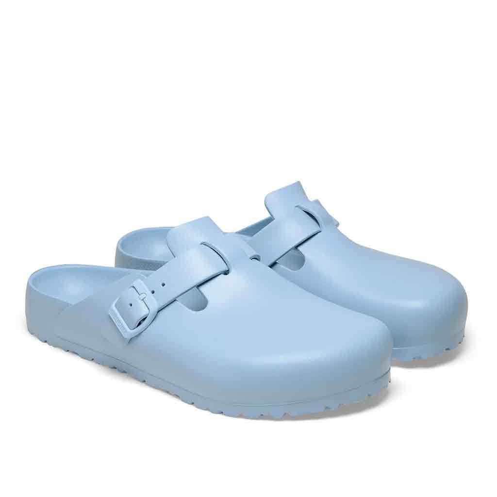 Birkenstock Boston EVA Slide - Dusty Blue - Sole Food