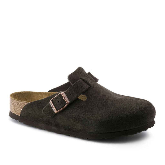 Birkenstock Boston SFB for Men - Mocha Suede - Sole Food - 2
