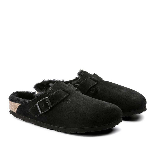 Birkenstock Boston Shearling - Black - Sole Food - 1