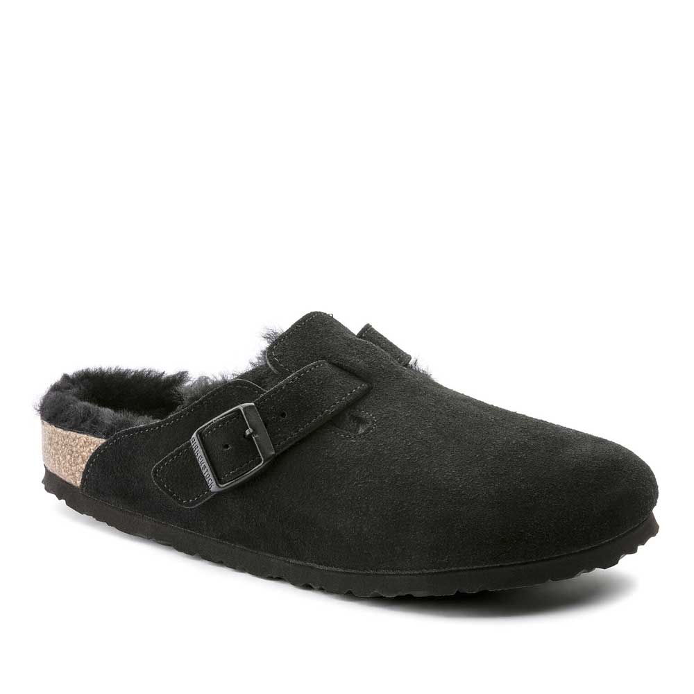 Birkenstock Boston Shearling - Black - Sole Food - 4