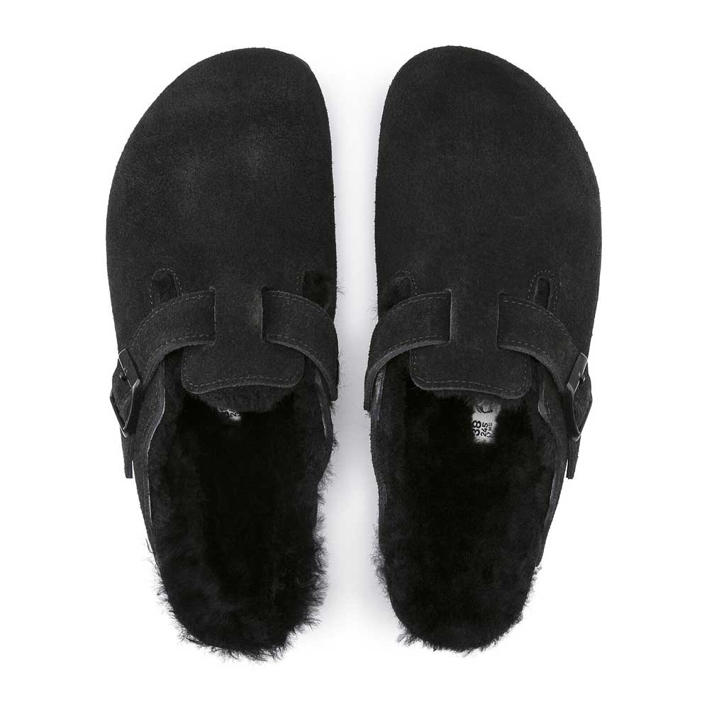 Birkenstock Boston Shearling - Black - Sole Food - 3