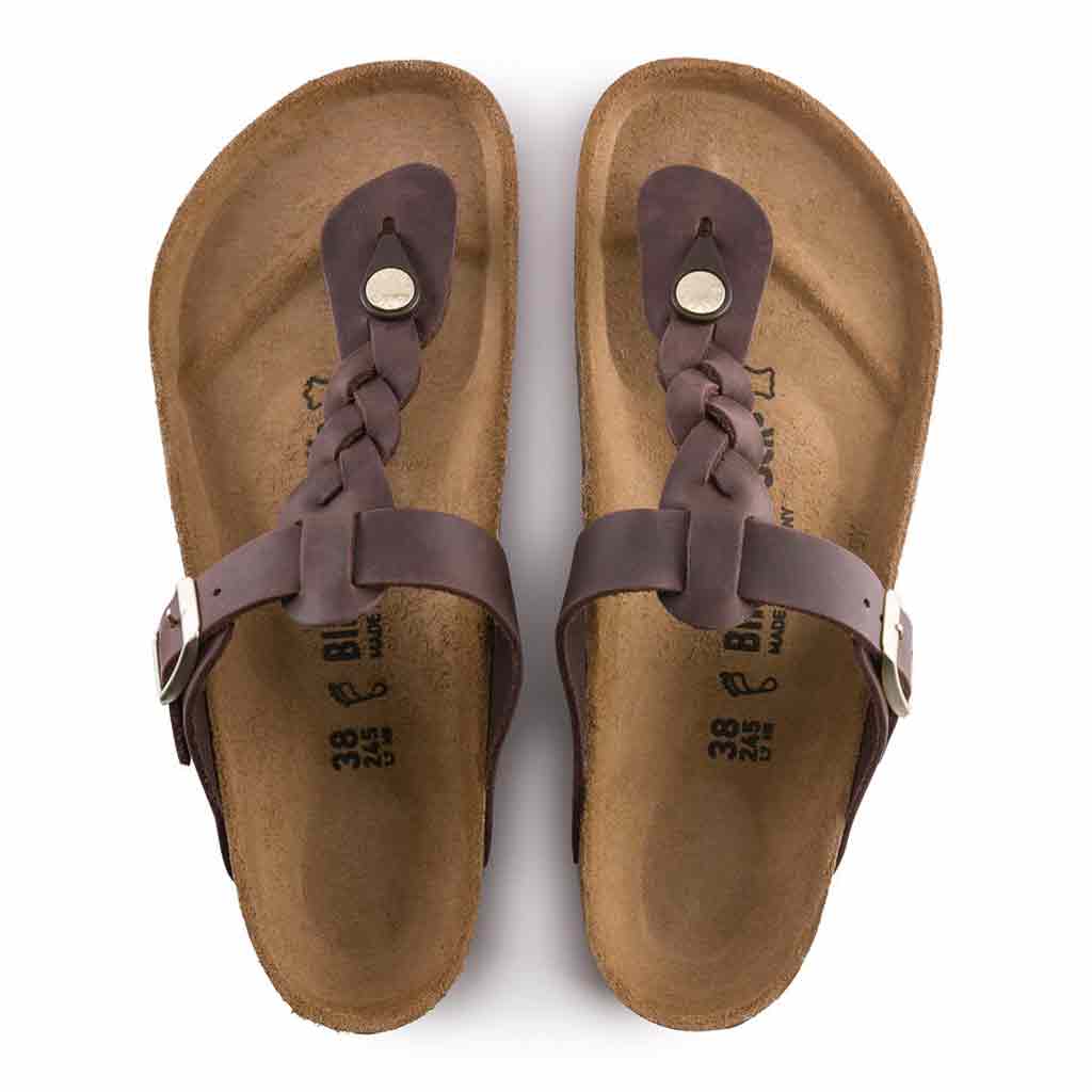 Birkenstock Gizeh Sandal for Women - Brown Braid - Sole Food - 4