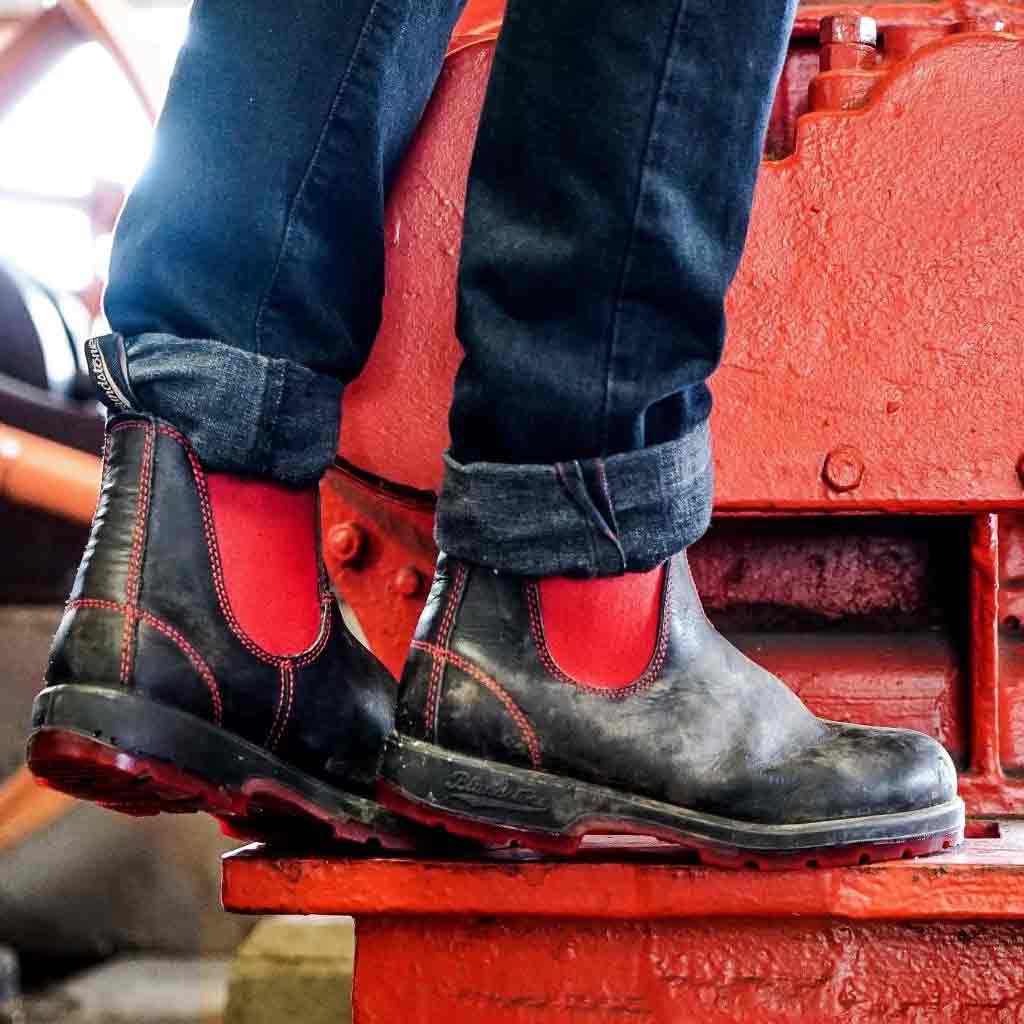 Blundstone Men's 1316 Boot - Red/Black - Sole Food