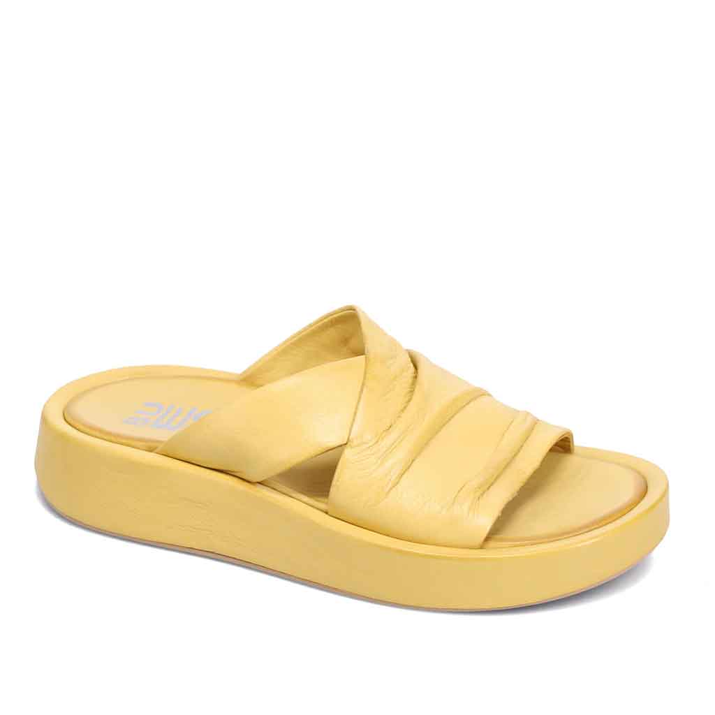 Bueno Harper Slide - Yellow - Sole Food