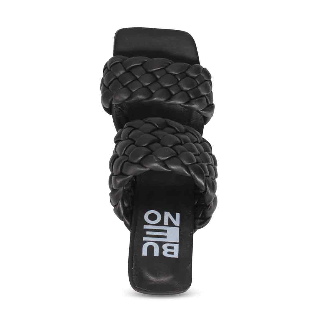 Bueno Winter Heeled Sandal - Black - Sole Food