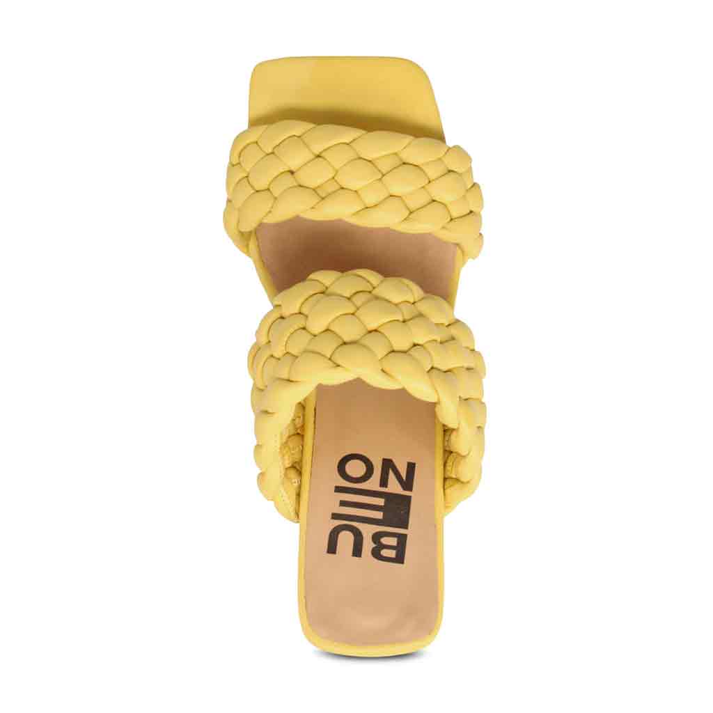 Bueno Winter Heeled Sandal - Yellow - Sole Food - 3