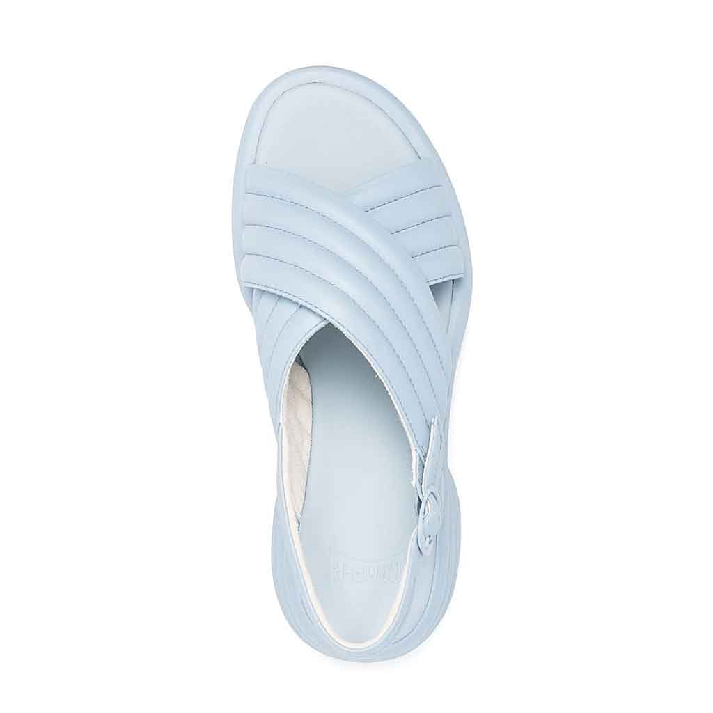 Camper Spiro Cross-Strap Sandal - Blue - Sole Food