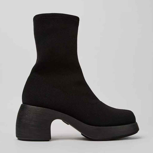 Camper Thelma Knit Boot - Black - Sole Food - 1