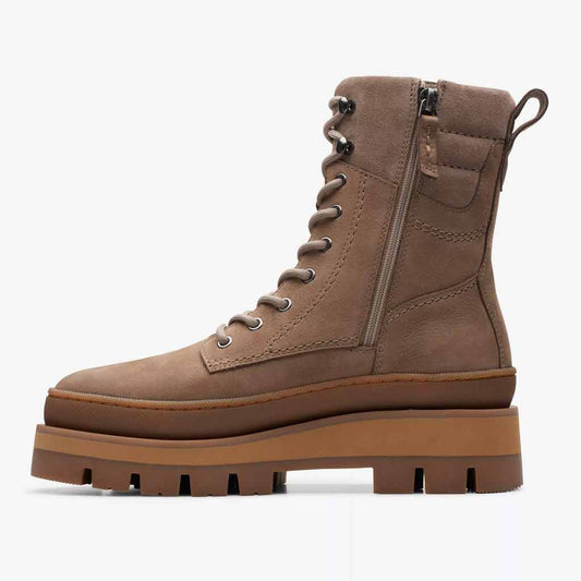 Clarks Orianna 2 Hike Boot - Pebble Nubuck - Sole Food - 2