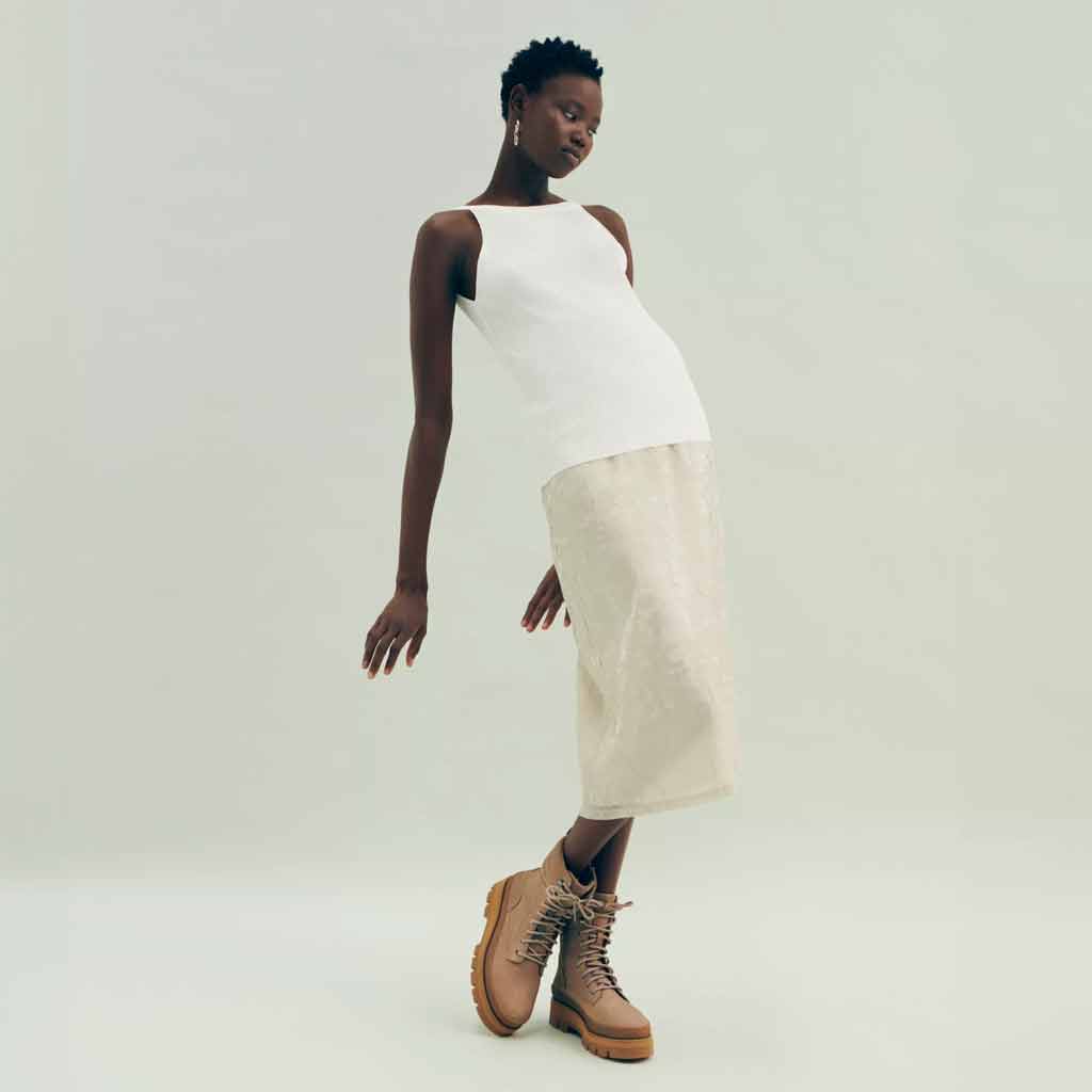 Clarks Orianna 2 Hike Boot - Pebble Nubuck - Sole Food - 4